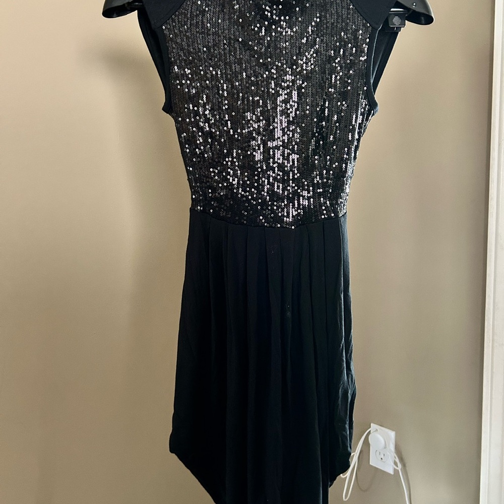 Jacob Black Asymmetrical Sheath Dress